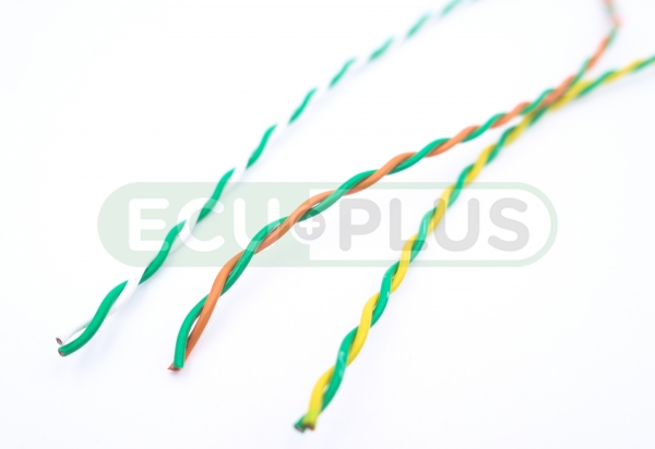 TEFZEL Wire Twisted Pair 2x 22 AWG (~0.33 mm²) 22759/32 for CAN BUS etc.