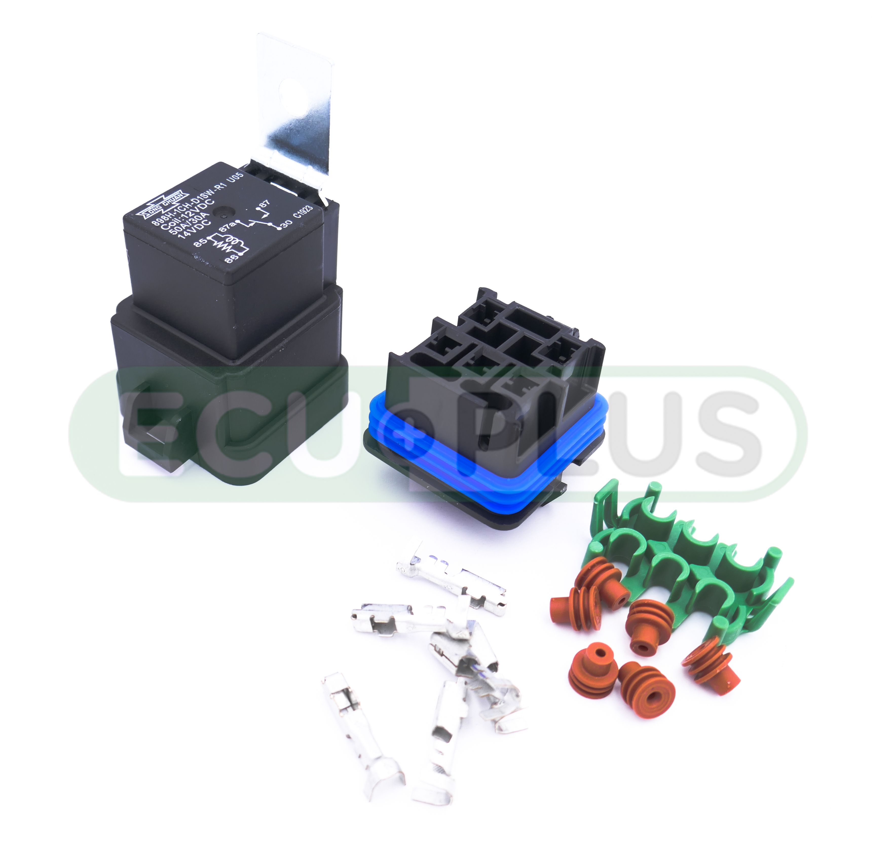 ECUPlus - Motorsport Wiring & Electronics - KFZ Relais Kit 12V 40A