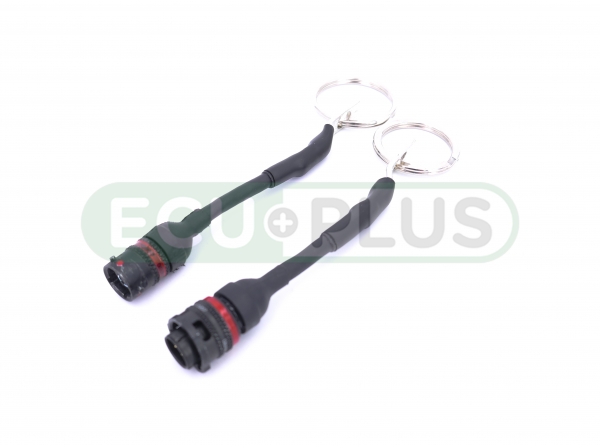 Pair of Keychains with Deutsch Autosport ASL Connectors