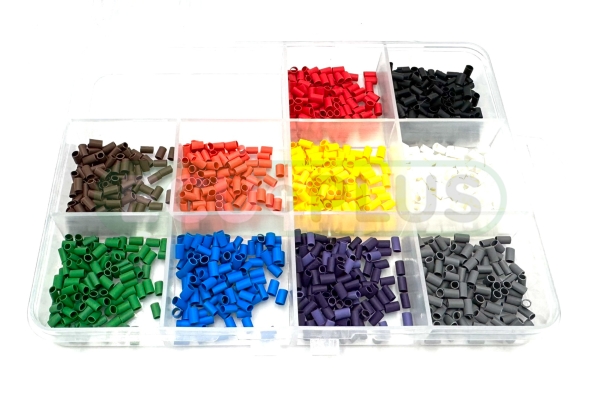Leitungsmarkierer-Kit Schrumpfschlauch 10 Farben - Basic